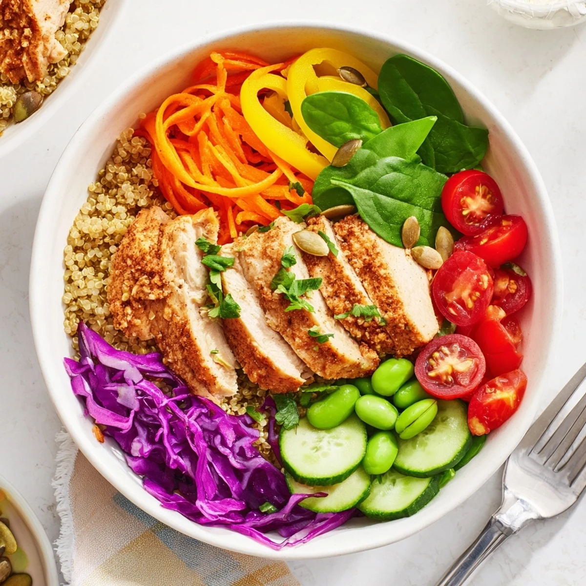 Healthy Meal-Prep Bowls Visual Layers