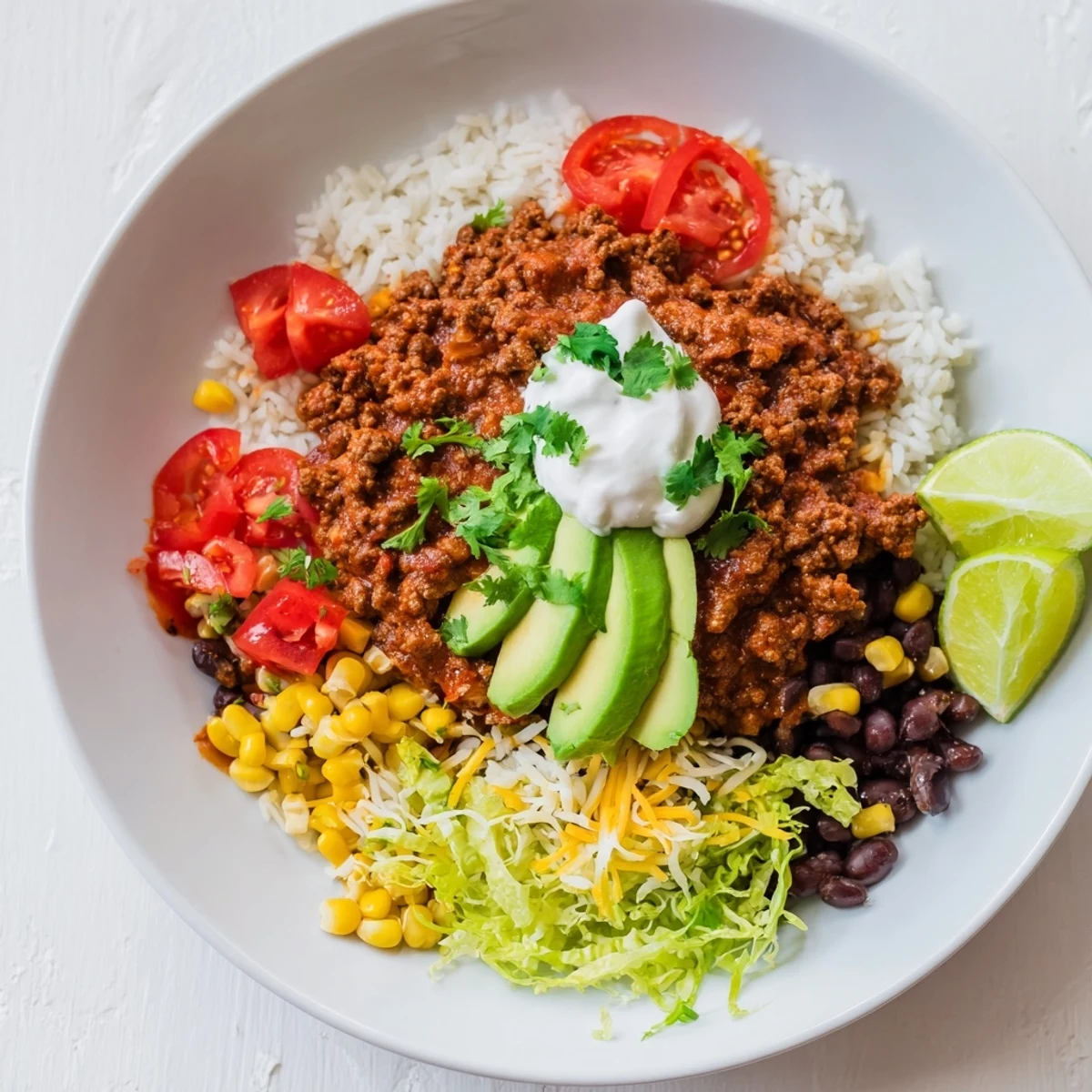Loaded Beef Burrito Bowl