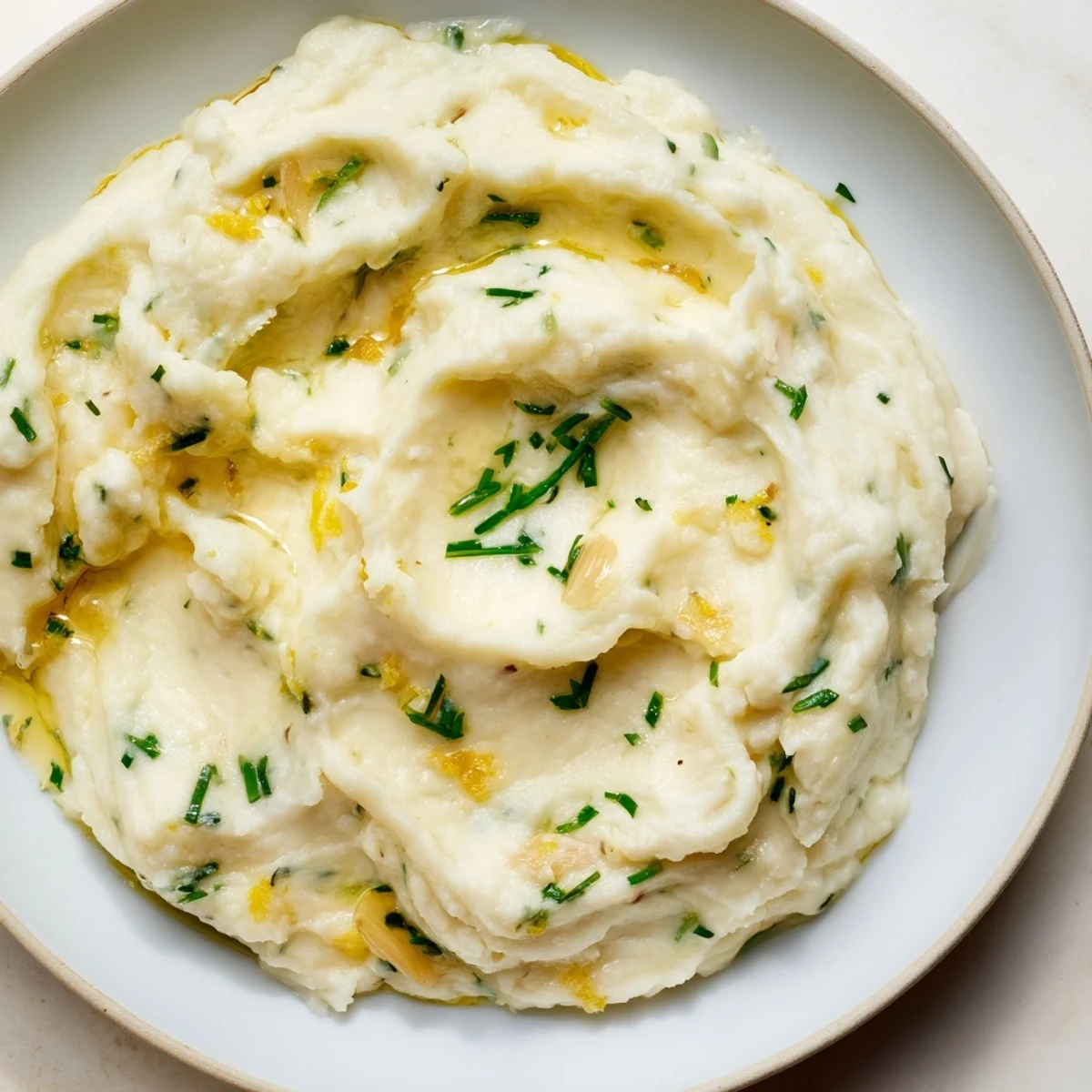 Cauliflower Mash with Garlic