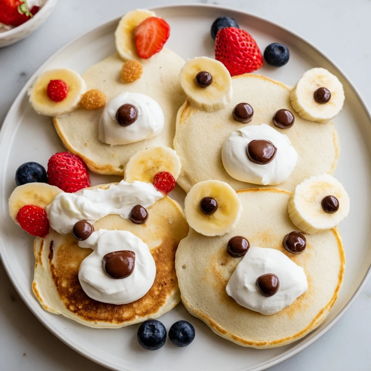 Polar Bear Pancake Stack