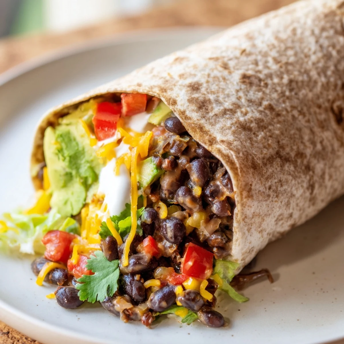 Smoky Black Bean Burrito