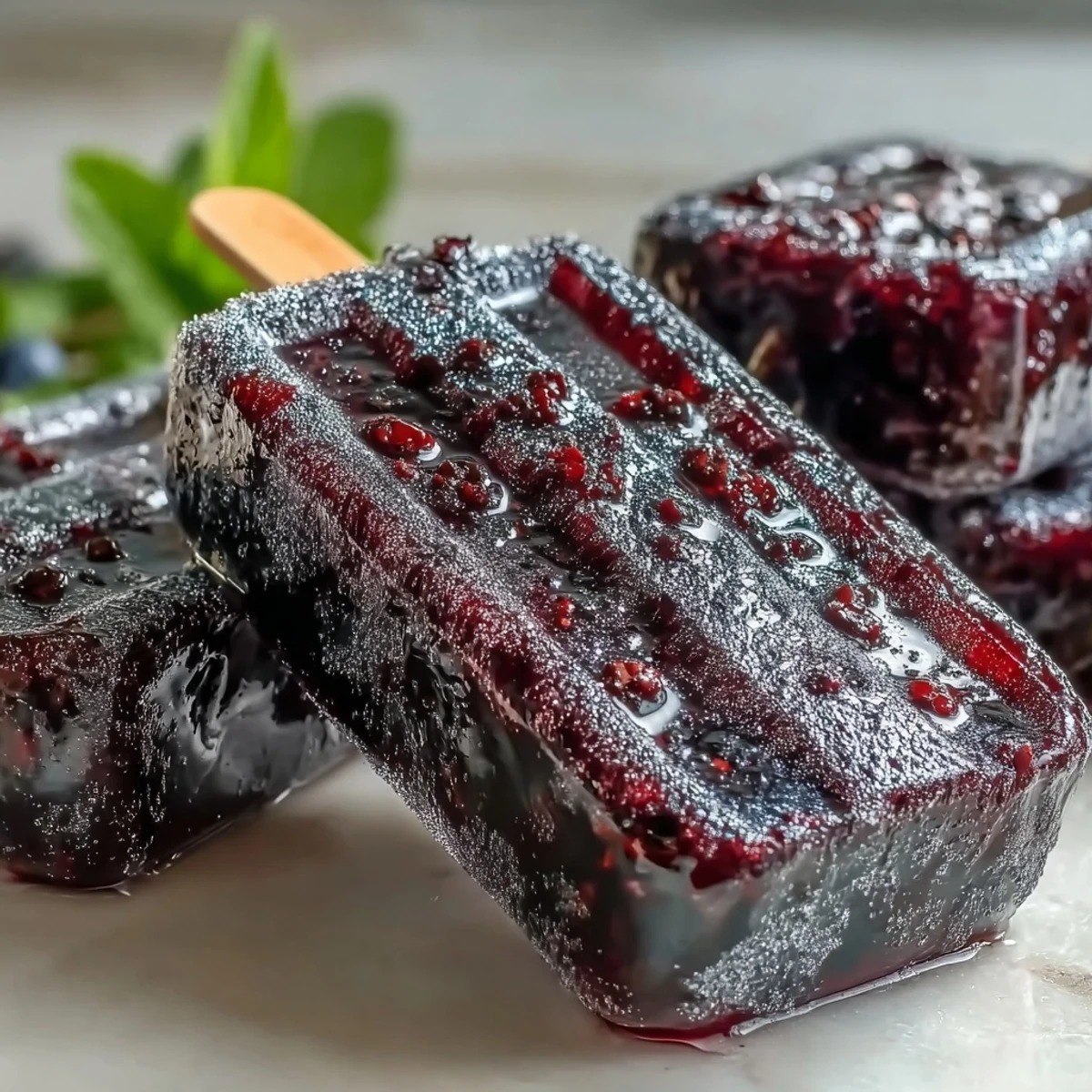 Black Currant Popsicles