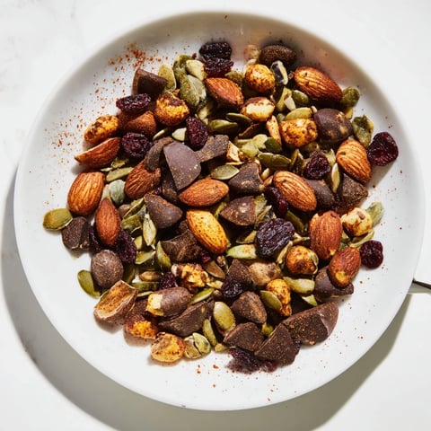 Golden-brown delicious Acorn & Oak Snack Mix with a blend of crunchy nuts and seeds in a bowl.