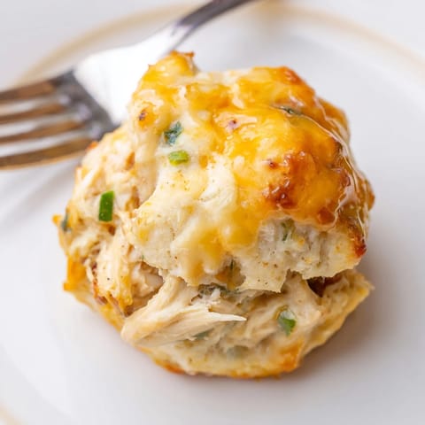 Maple Ginger Chicken Drop Biscuits