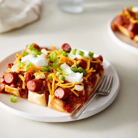 Chili Dog Casserole Baked Cheesy