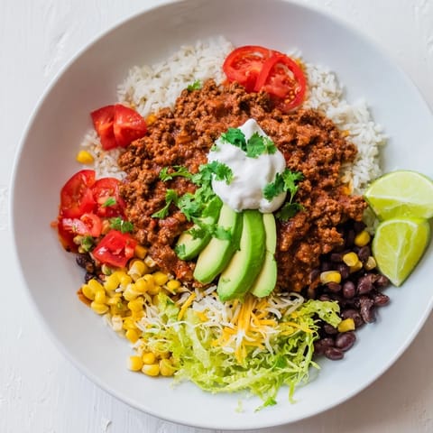 Loaded Beef Burrito Bowl