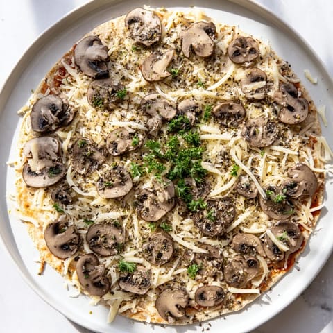 Close-up of a flavorful Frozen Pizza Upgrade, boasting melted cheese and savory toppings, baked to perfection.