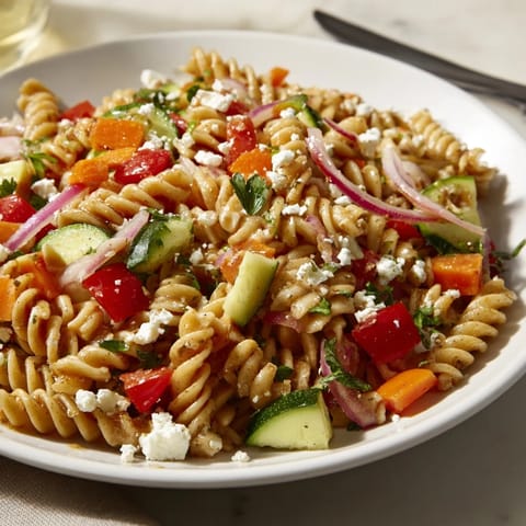 Pasta Salad Seasonal Veggies