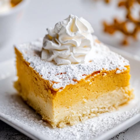 Simplified Pumpkin Magic Cake