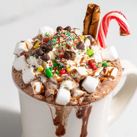 Imagine a cozy Reindeer Hot Cocoa Bar, with a variety of toppings like crushed candy canes for festive fun.