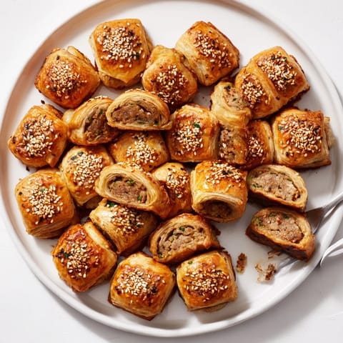 Mini Sausage Roll Wreath