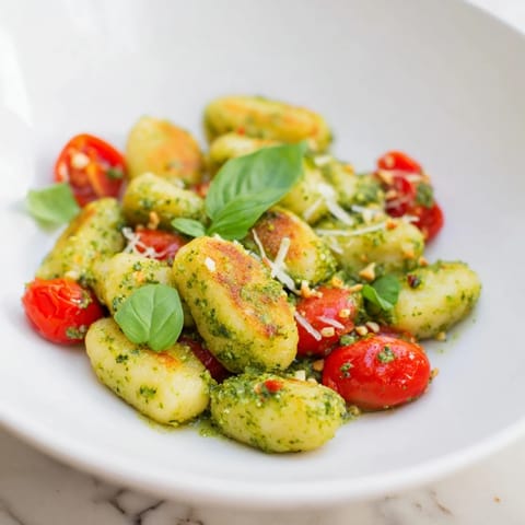 Crispy Gnocchi Pesto