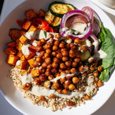 Roasted Chickpea Buddha Bowl