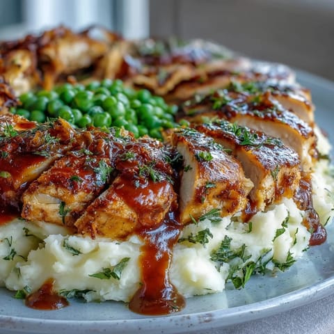 A comforting Turkey Shepherds Pie with a creamy cauliflower-potato mash topping and savory ground turkey filling.