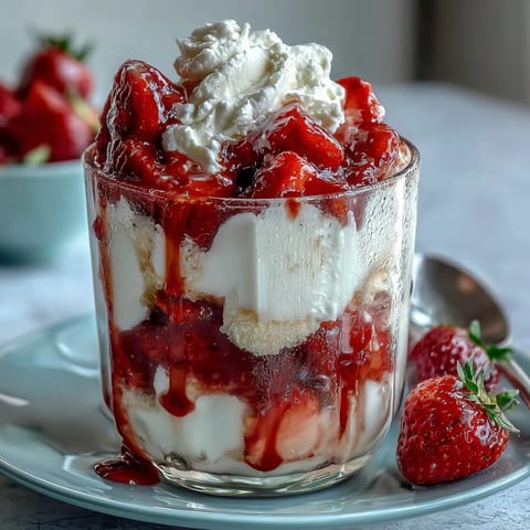 Fresh Strawberry Shortcake Parfaits
