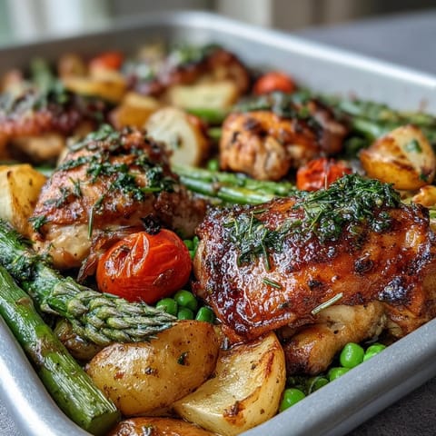 Healthy Easy Sheet Pan Chicken