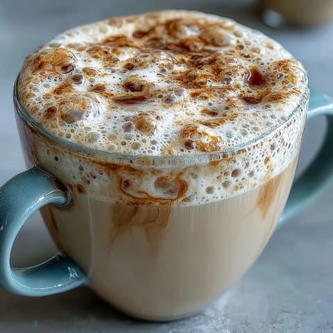 Dandelion Tea Latte with Oat Milk and Vanilla, a cozy caffeine-free drink with creamy oat milk and vanilla warmth.