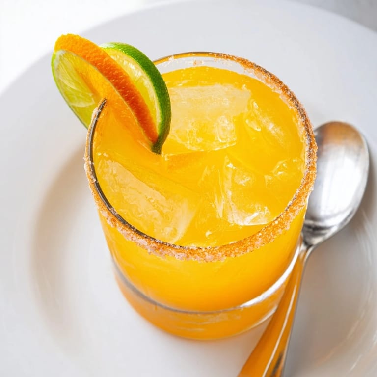 Refreshing homemade Tangerine Margarita recipe: tart lime and sweet tangerine blend perfectly.