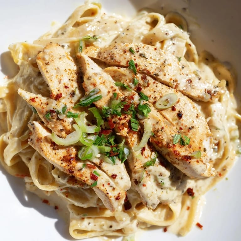 Imagine the rich, creamy sauce of Southern Style Creamy Parmesan Chicken Pasta, tossed with perfectly cooked pasta.