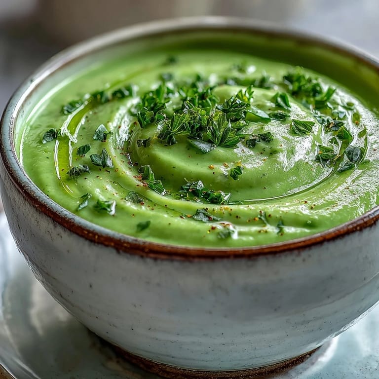 Wholesome, vibrant Zucchini Soup, a creamy, herb-infused delight perfect for lunch.