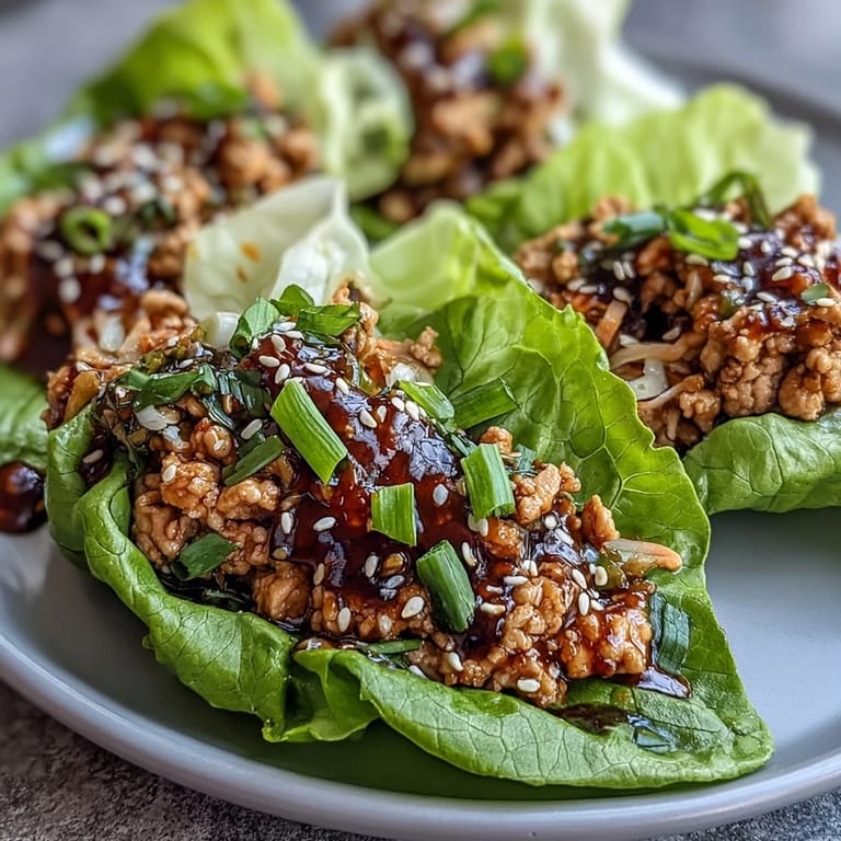 Fresh Potsticker-Inspired Chicken Lettuce Boats on a platter with chopsticks and a bowl of sauce.