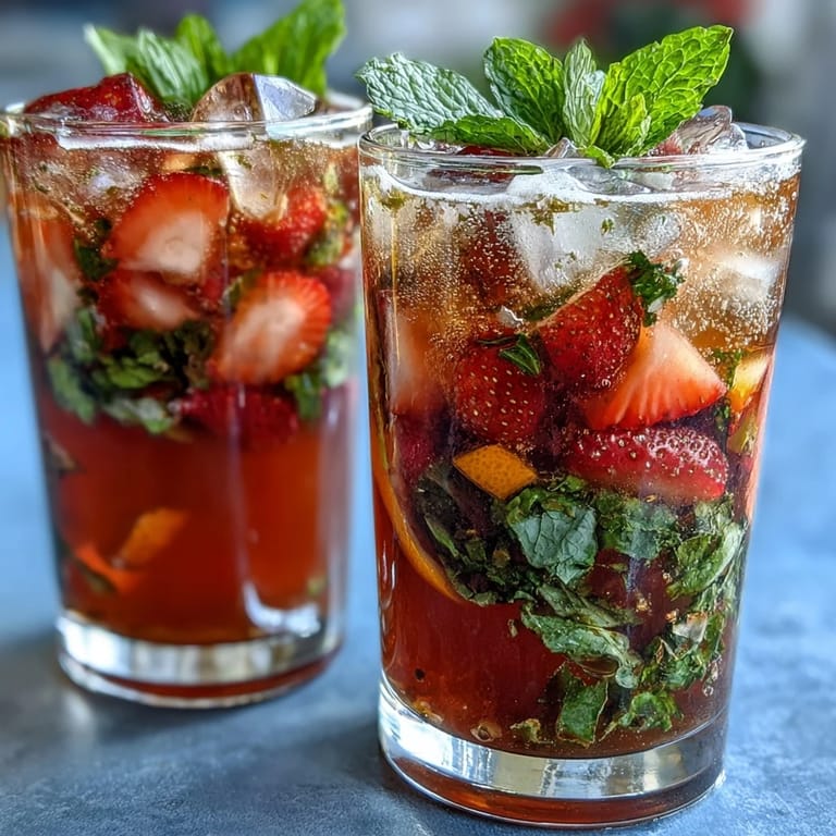 Chilled spring sangria mocktail with white grape juice, sparkling water, and colorful citrus slices served over ice.