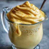 Silky smooth blender hollandaise sauce drizzled over poached eggs and asparagus, perfect for a luxurious Easter brunch.